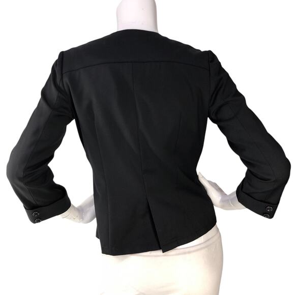 Jelly Garcia Womens Size XS Blazer Jacket One Button Partial Lining Lapel Straps - Picture 7 of 16